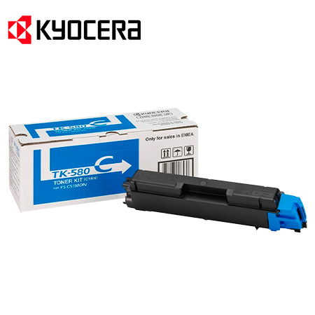 KYOCERA Toner cyan ca. 2.800 S. TK-580C