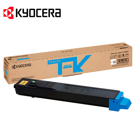 KYOCERA Toner cyan ca. 12.000 S. ECOSYS M8124/M8130 TK-8115C