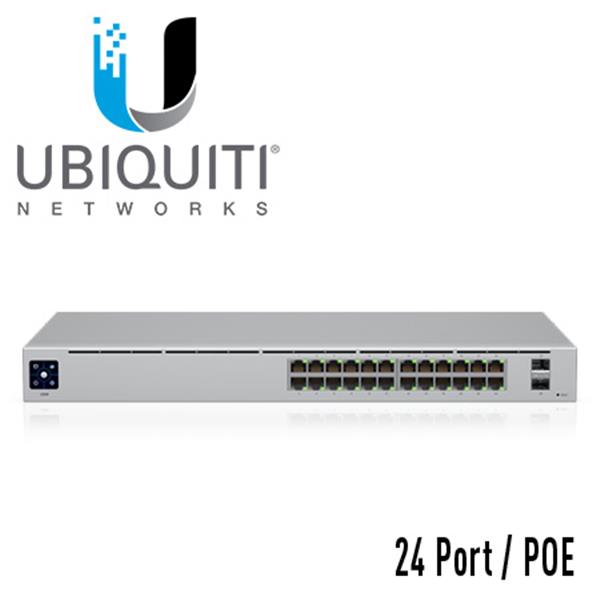UBIQUITI Switch 24G 2SFP PoE 95W 24x10/100/1000 2xSFP PoE managed