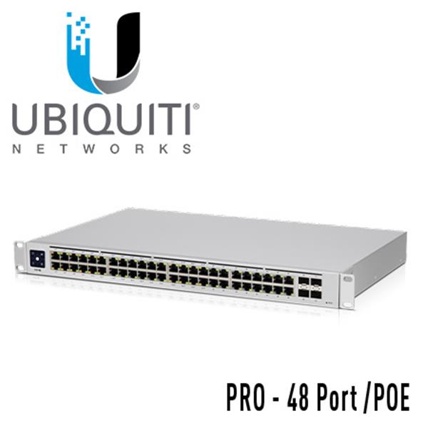 UBIQUITI Switch 48G 4SFP+ PoE 600W 48x10/100/1000 4xSFP+ PoE L2 managed