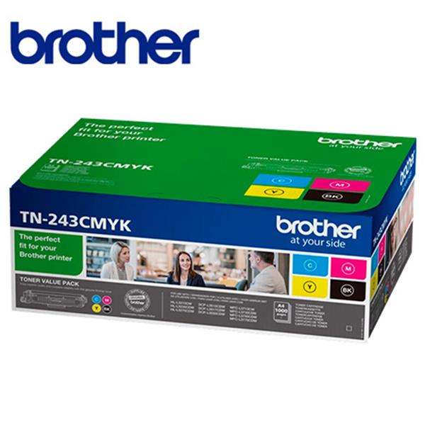BROTHER Tonerset C/M/Y/K f.HL-L32x0/ MFC-L37x0/DCP-L35x je 1.000 Seiten